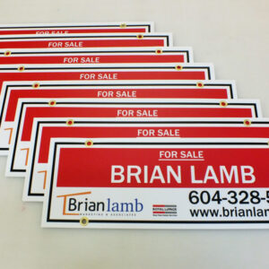 10"x 24" condo signs