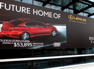 5ft x 32ft, High performance vinyl, with air release adhesive, matte laminated. installed on windows. (made of 8 decals 49" x 60")