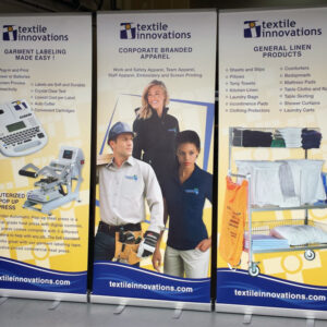 33.5"x 79" retractable banner