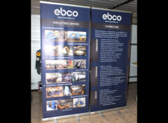 33.5"x 79" standard retractable banner