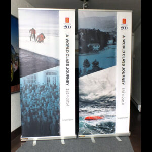 33.5"x 79" standard retractable banner