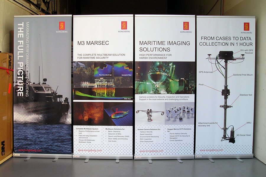 33.5"x 79" standard retractable banner