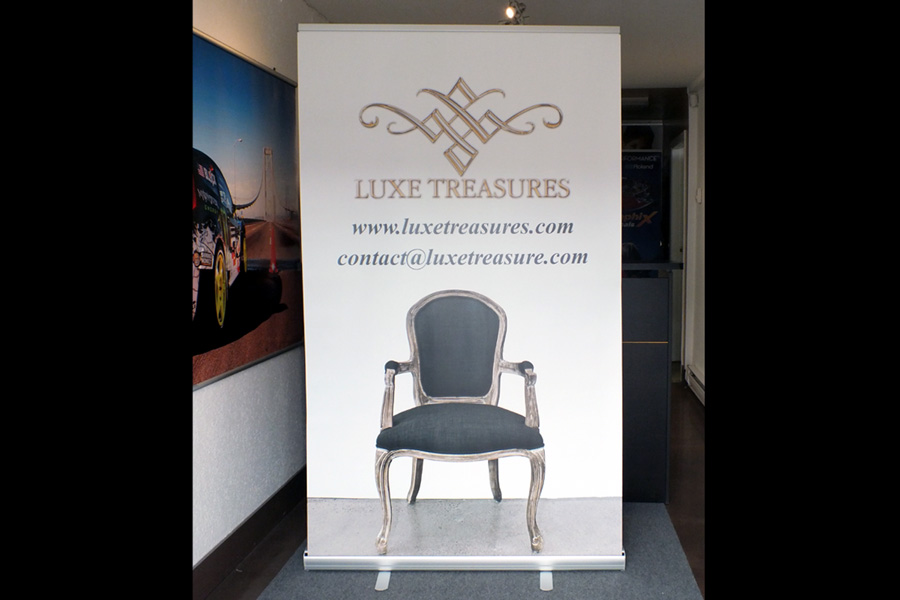 47"x 79" standard retractable banner