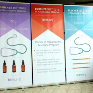 33.5"x 79" standard retractable banner